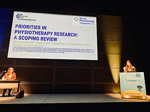 Ordem dos Fisioterapeutas apresenta agenda de investigação no Congresso Mundial de Fisioterapia